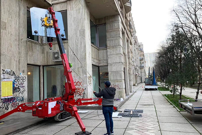 Trabajos de acristalamiento