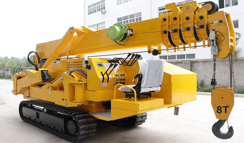 8t spider crane